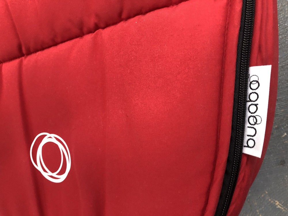 Bugaboo Frog Red Bassinet + Bugaboo Frog Foot Muff Bag *With extras*