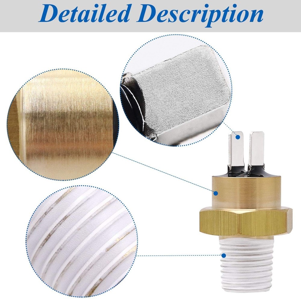 Funmit 42002-0024S Stack Flue Sensor 42001-0063S High Limit Switch and 42001-005