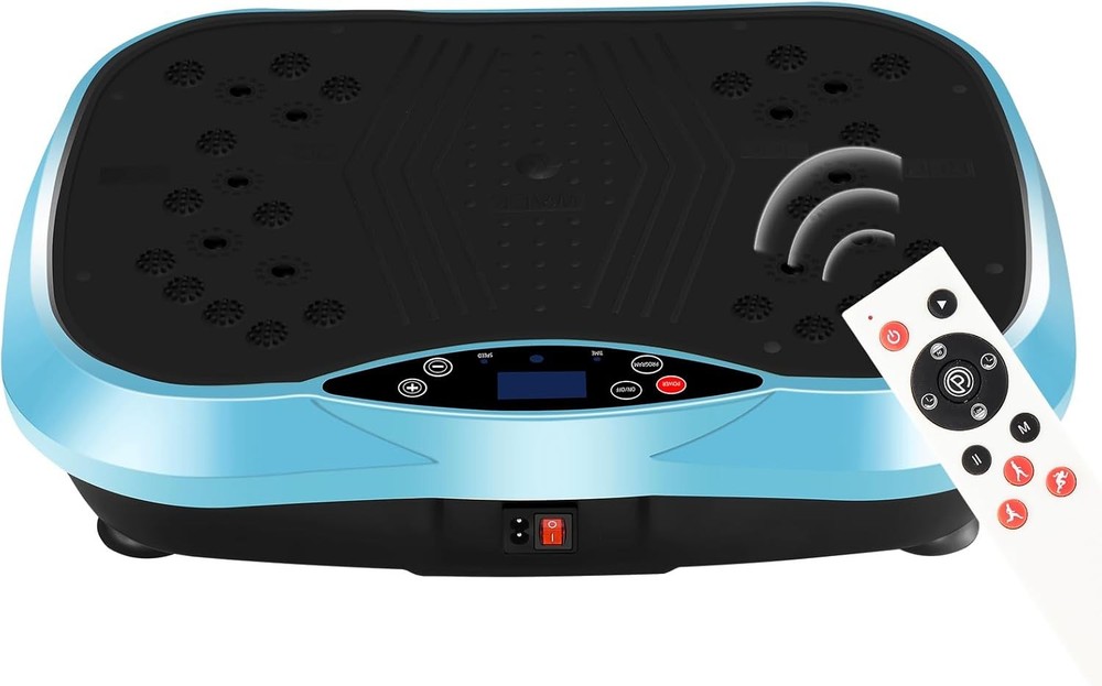 Vibration Plate Exercise Machine - Full Body Workout Vibration Platform with Loo