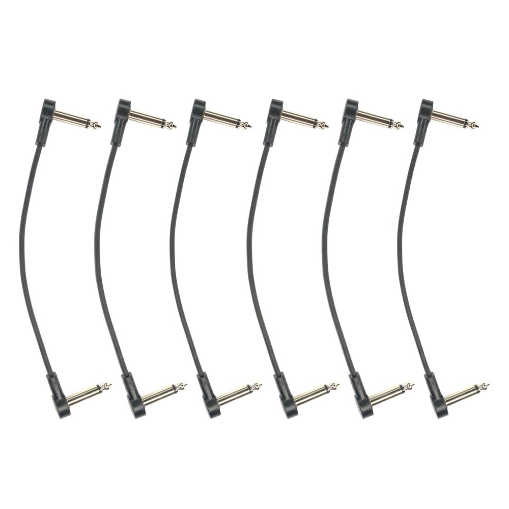 Kurrent Electric Flat Low Profile C Shape Guitar Effects Pedal Patch Cables