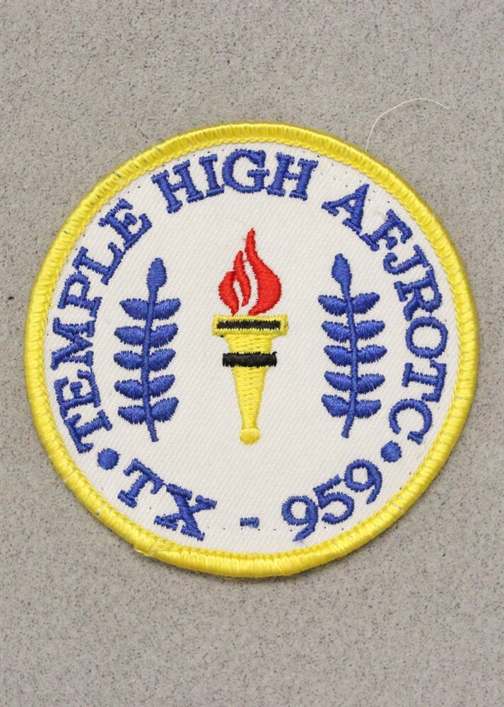 Temple High School Air Force JROTC Patch (#2008) - TX-959