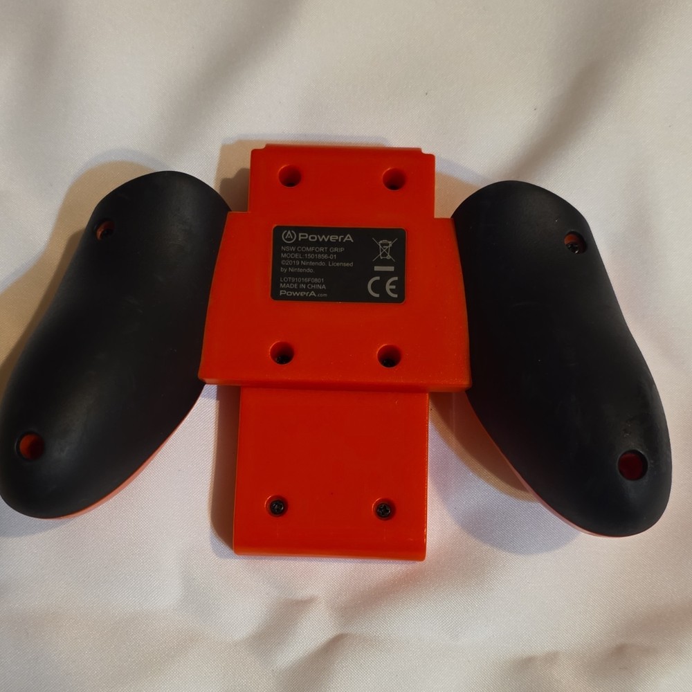 PowerA Nintendo Switch Comfort Grip Red Black Console Accessory 2019