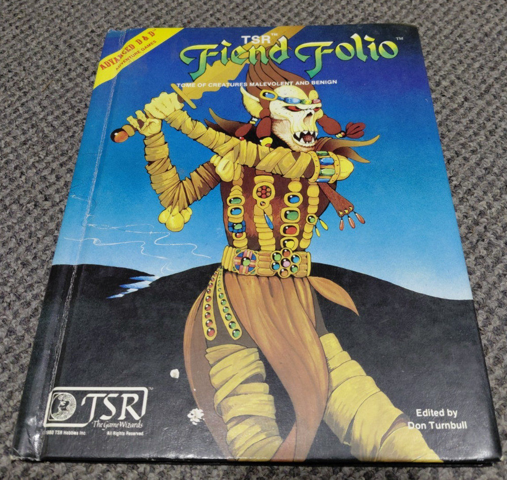 Fiend Folio - AD&D Advanced Dungeons & Dragons - TSR 2012