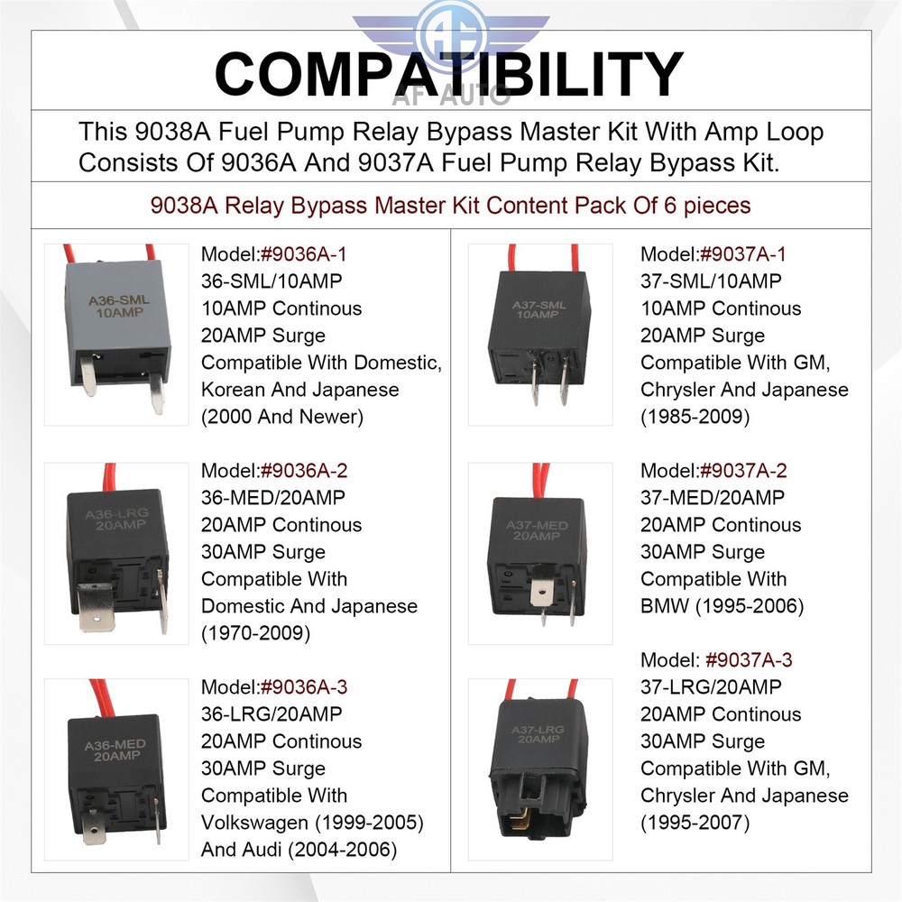 NEW Relay Bypass Switch Kit with Amp Loop 9038A