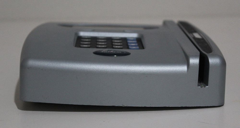 LATHEM PC400TX PayClock Time Clock Time Recorder With Power Supply