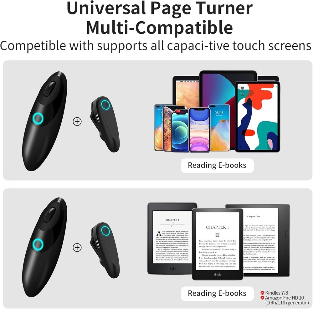 Upgrade for Kindle Page Turner Remote Control Remote Scrolling