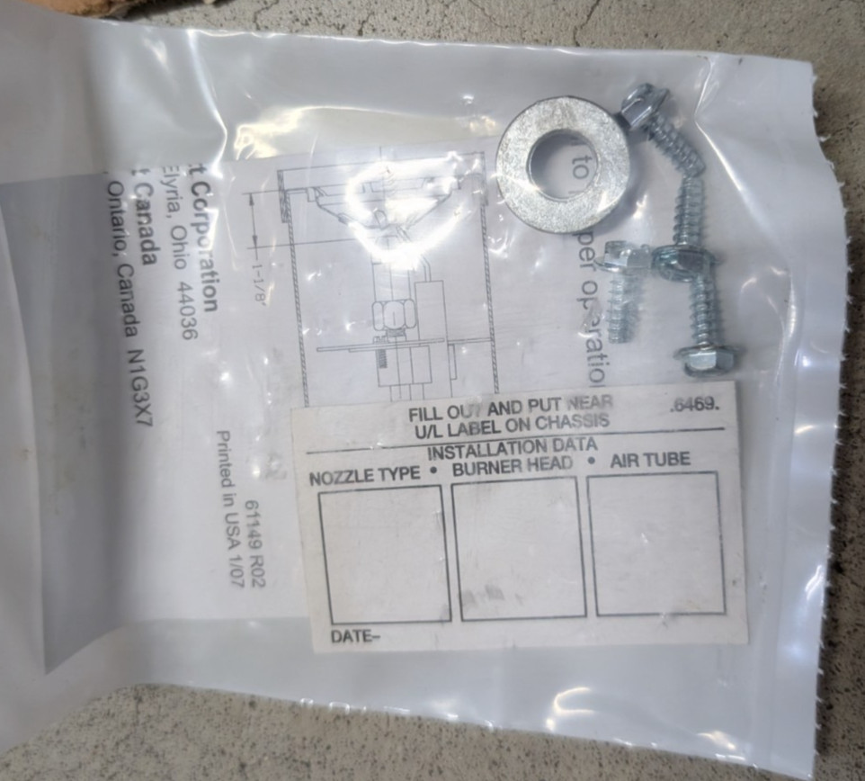 HVAC Nordyne 660057 complete drawer assembly