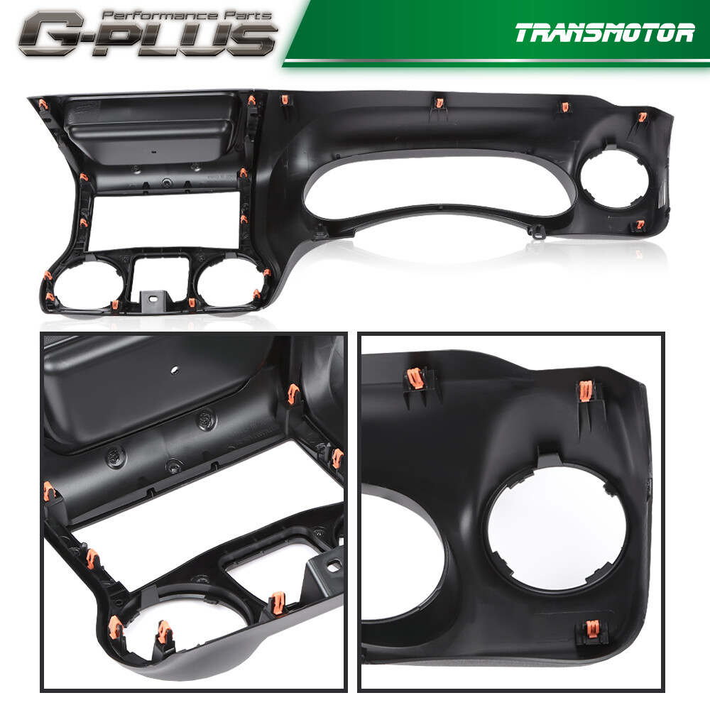 Fit For 2011-2014 Jeep Wrangler Dash Instrument Cluster Trim Panel Bezel