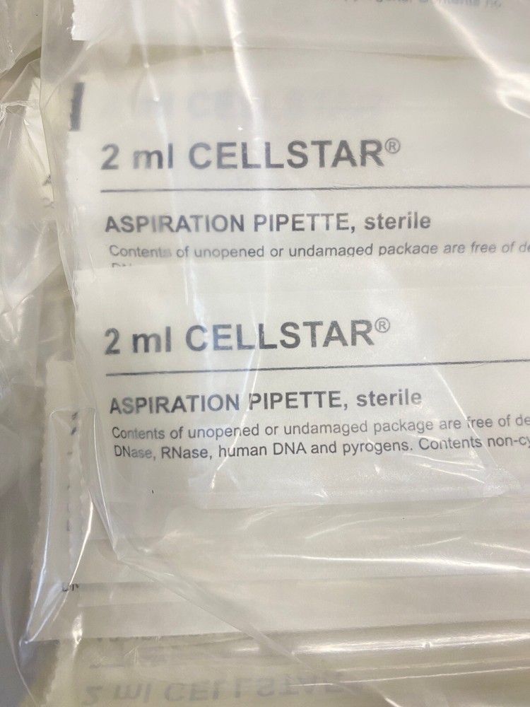 (1000/Cs) GREINER Bio-One 2mL Polystyrene CellStar Aspirating Pipette 710183