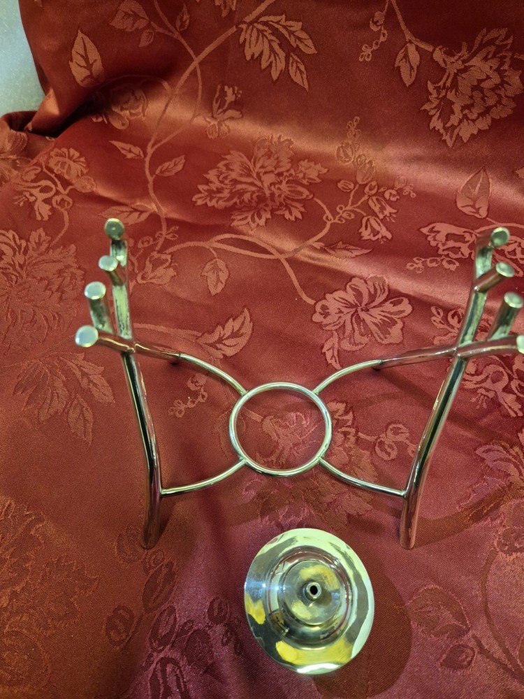 Antique Maplin And Webb Silver Plated Tilting Tea Pot On Stand With Burner.