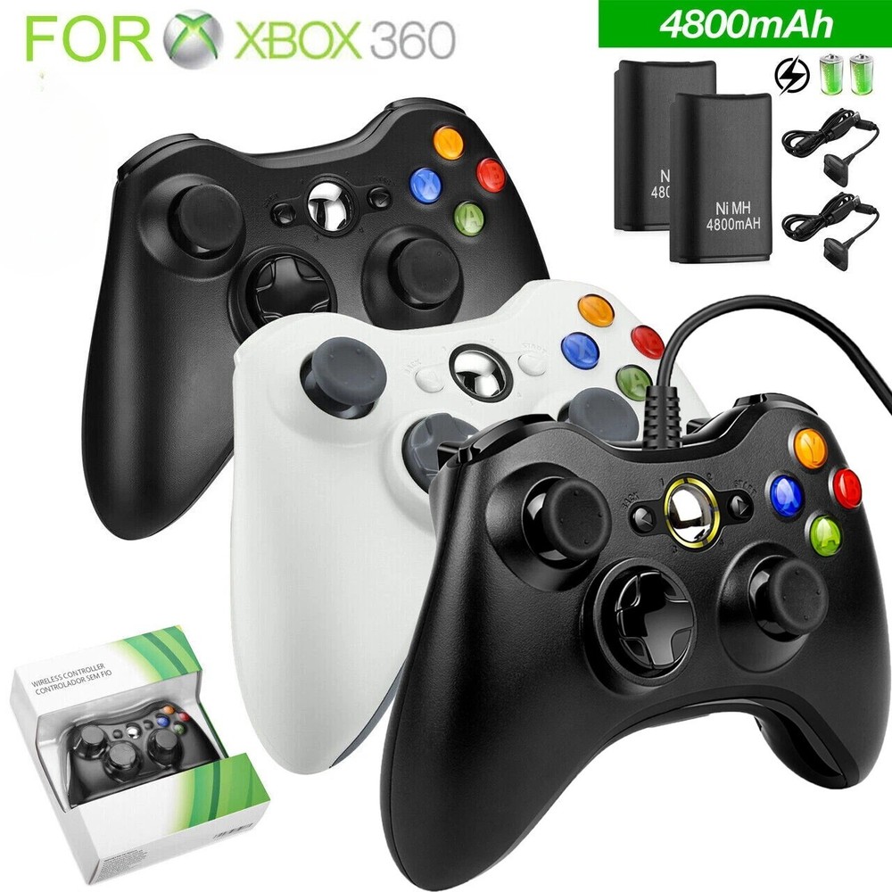 Wireless Controller For Microsoft Xbox 360/ 360Slim/ 360E for  Windows 11/10/8/7