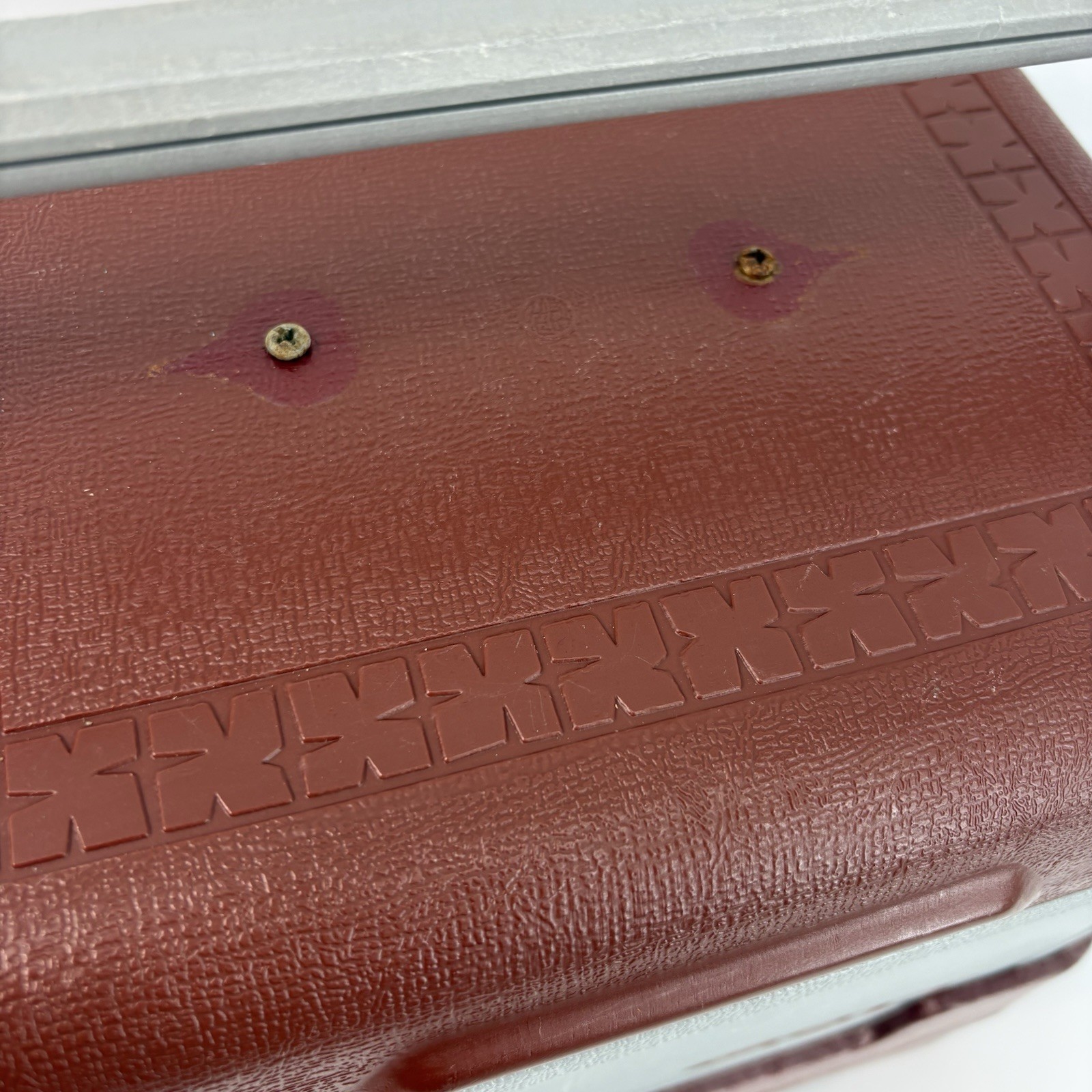 Vintage Gott Tote 6 Cooler Console Arm Rest With Cup Holder, Red, Read DS!