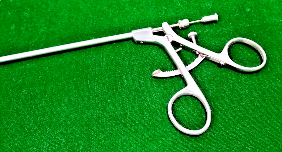 Laparoscopic Cholangiogram Forceps 5mmx300mm Reusable Instruments