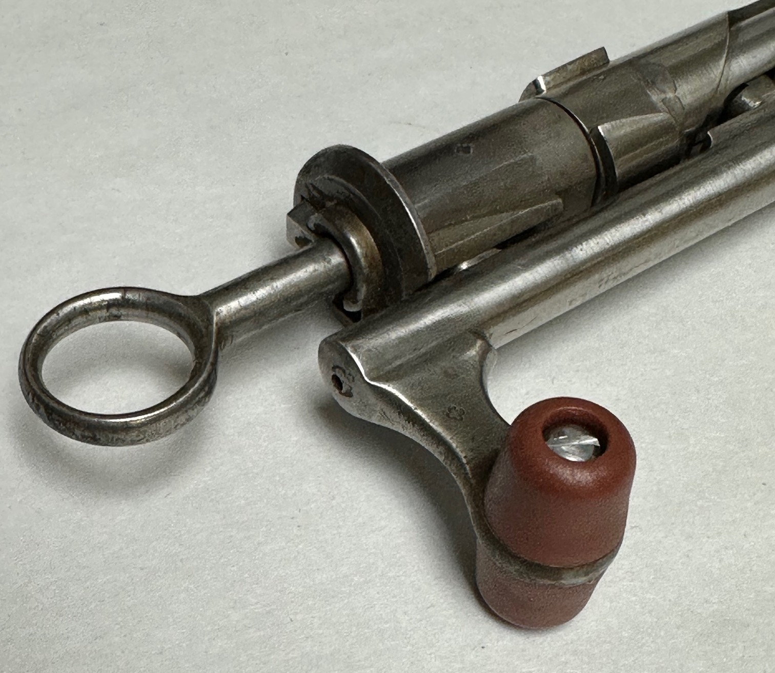 SWISS SCHMIDT RUBIN K31/1911 RIFLES REPLACEMENT BOLT HANDLE KNOB WITH SCREW.