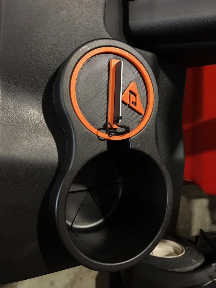Denago EV key card cup holder 3D printed insert
