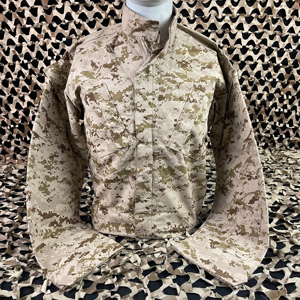NEW BDU Jacket - Desert Digi Camo - Small Long