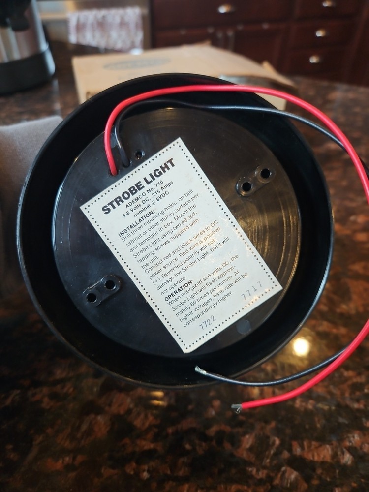 NEW Open Box ADEMCO 710 Clear Strobe Light
