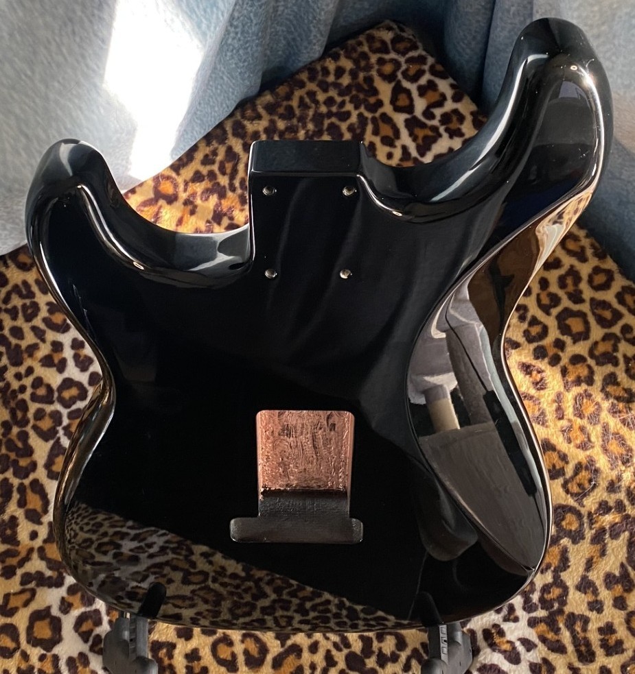 Paisley Stratocaster HSH Alder Fender Replacement Body Shielded Cavity