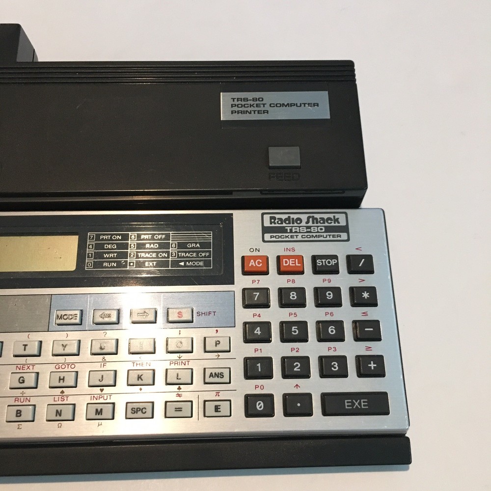 RadioShack TRS-80 PC-4 w/ Pocket Computer Printer