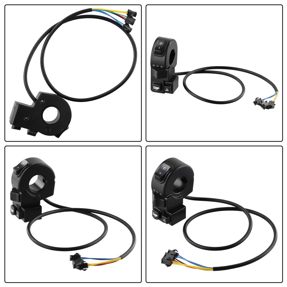 Versatile Handlebar Switch with 4 Functions in 1 for Electric Vehicles