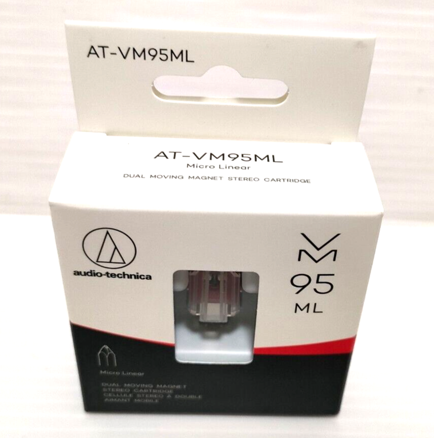 audio-technica VM type Stereo Cartridge AT-VM95ML Solid Micro Linear Needle Red