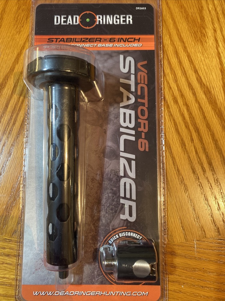 DEAD RINGER VECTOR-6 STABILIZER DR2603 6 INCH  WITH QUICK DISCONNECT BASE NEW