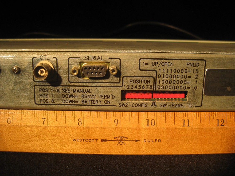 Datatek D2460-20 Routing Switcher Remote Rack Mount Panel