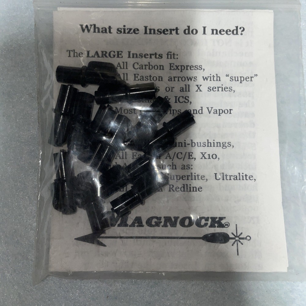 Magnock Magnetic Nock System Arrow Inserts Large