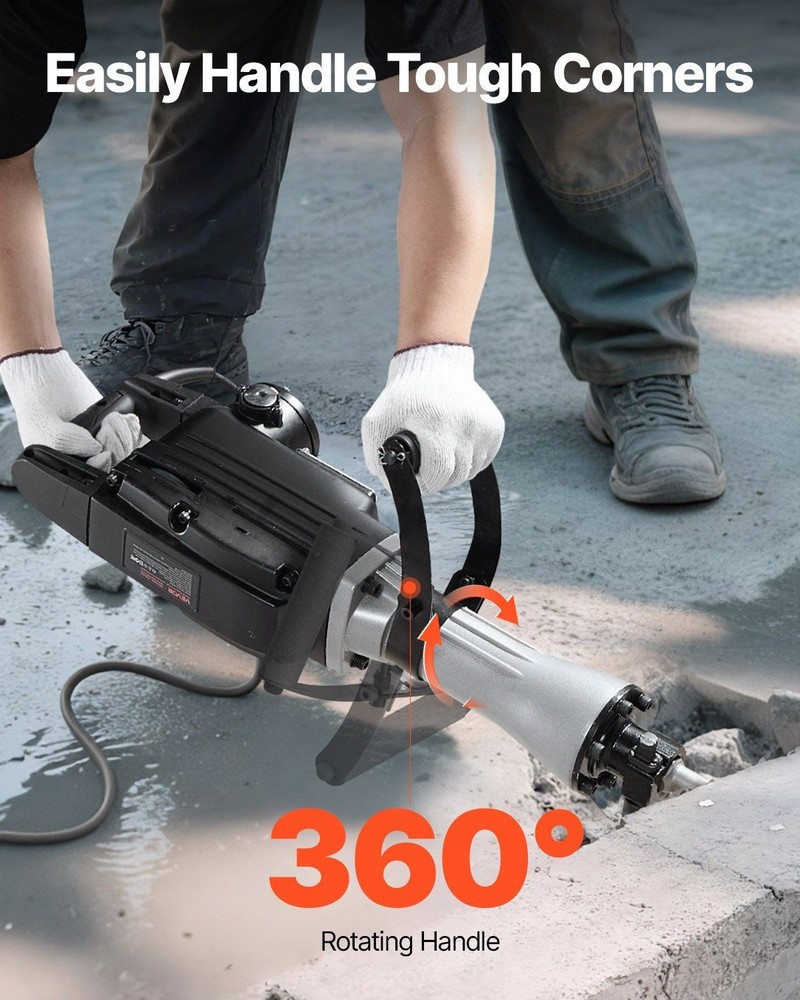 Demolition Jackhammer 2800W 1200BPM Multi-Application Use
