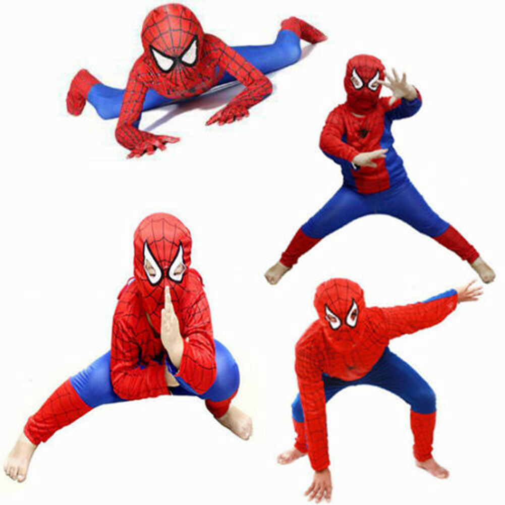 The Amazing Spiderman Jumpsuit Spider-man Kids Baby Boy Bodysuit Cosplay Costume
