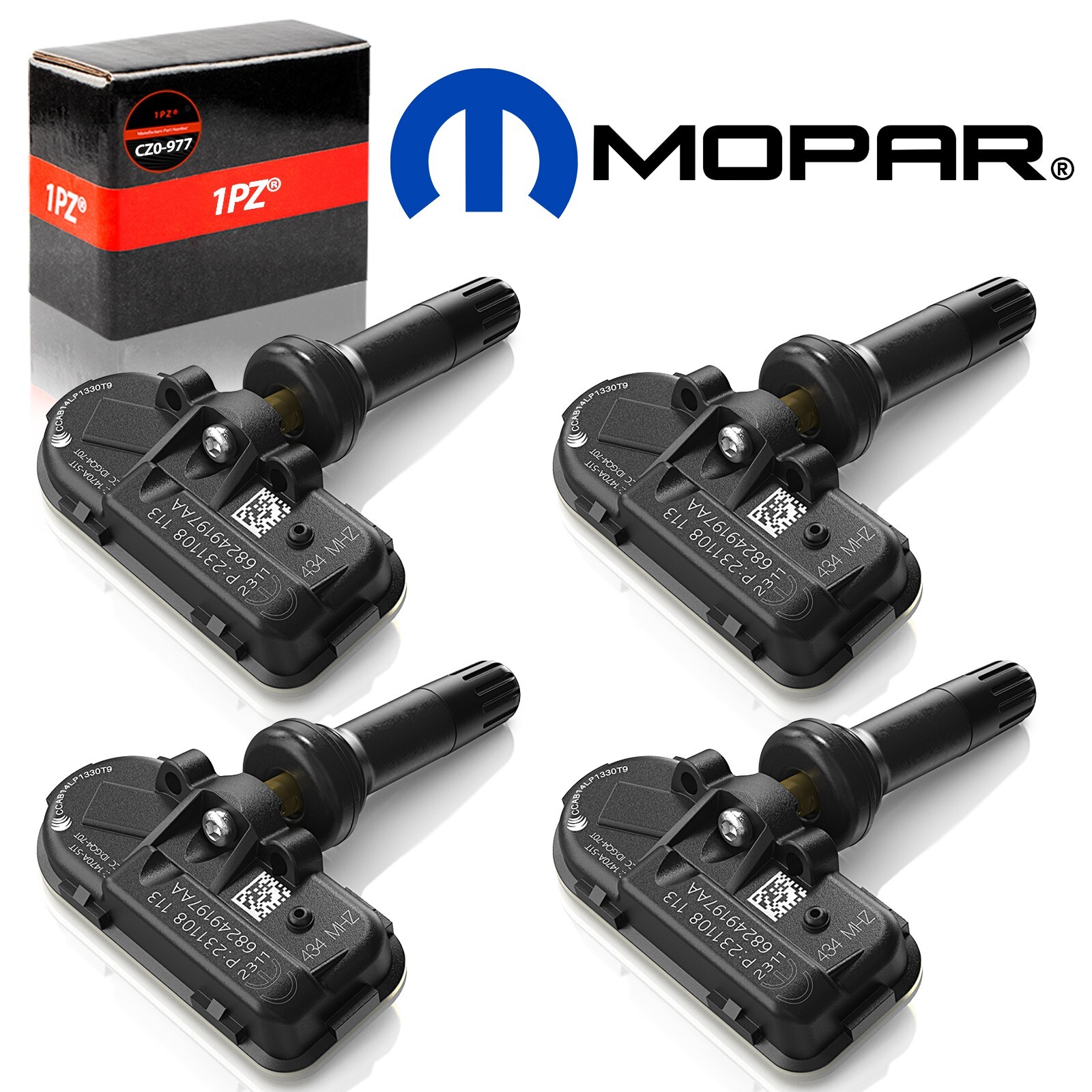 4x Tire Pressure Sensor TPMS For Mopar OEM 68249197AA Dodge Ram 1500 2500 3500