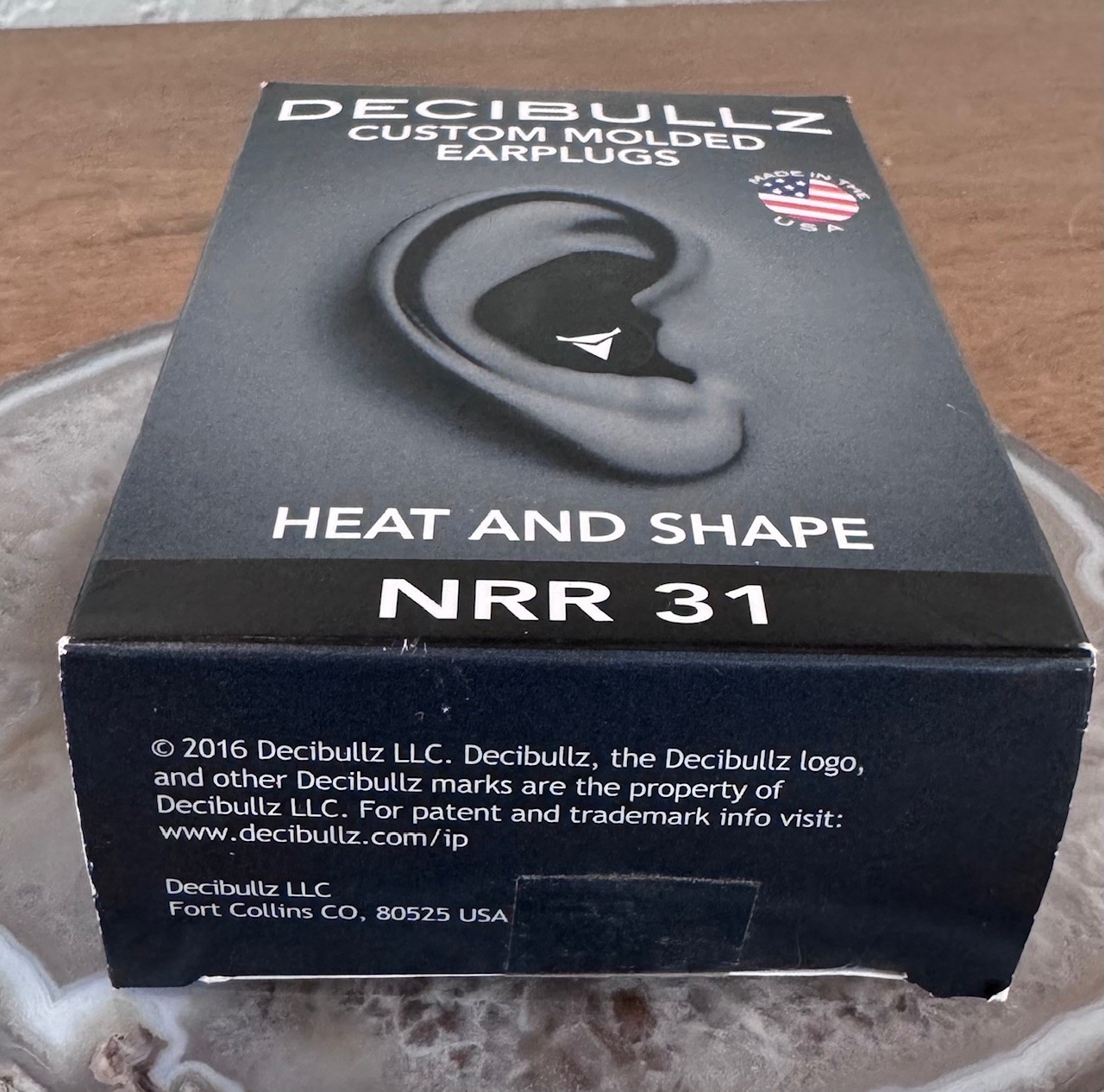 New in Box Decibullz Custom Molded Earplugs 31db Highest NRR ~ Made in America ~