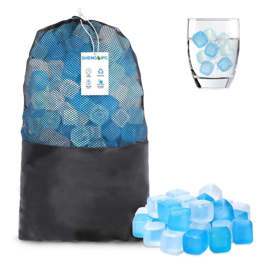 360 Pack Reusable Ice Cubes Refreezable Plastic Ice Cubes Without Diluting Re...