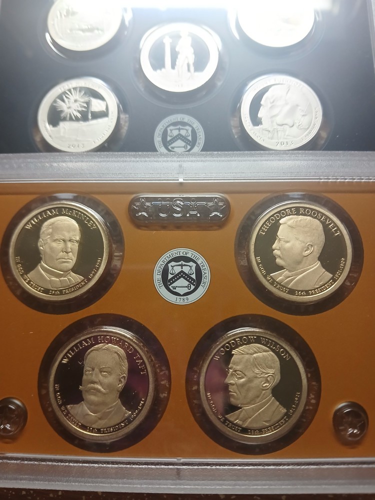 2013 S Silver Proof United States Mint Set .