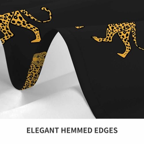 Tablecloth Decor African Animal Lively 84" x 60" (Rectangular) Wild Leopard
