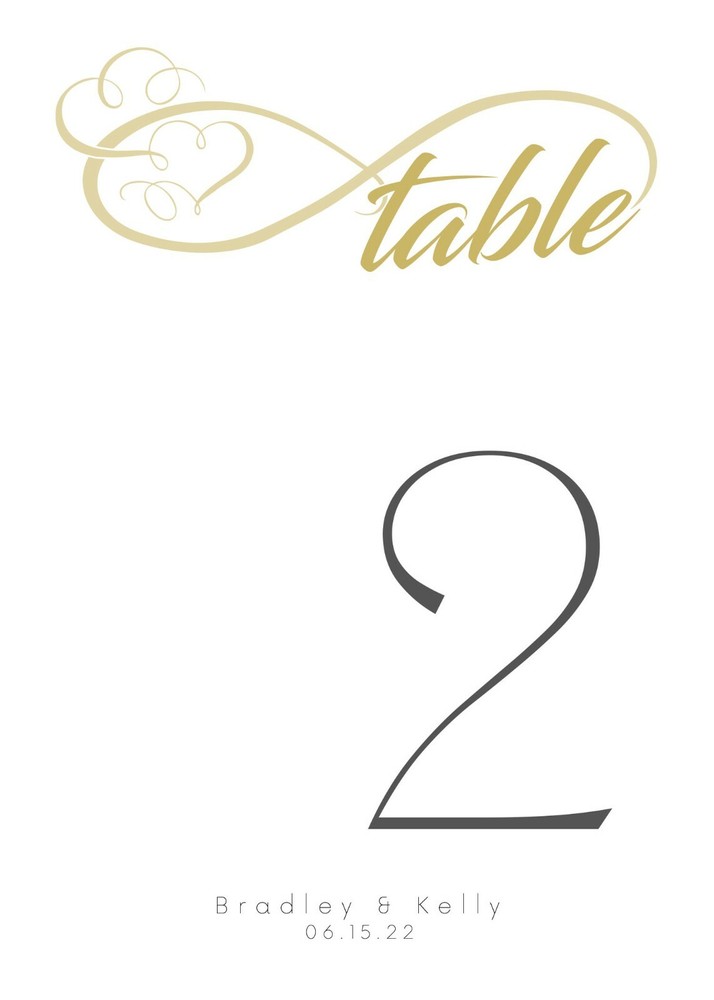 Table Number Template, Table Numbers, Printable Table Numbers, WEDDING