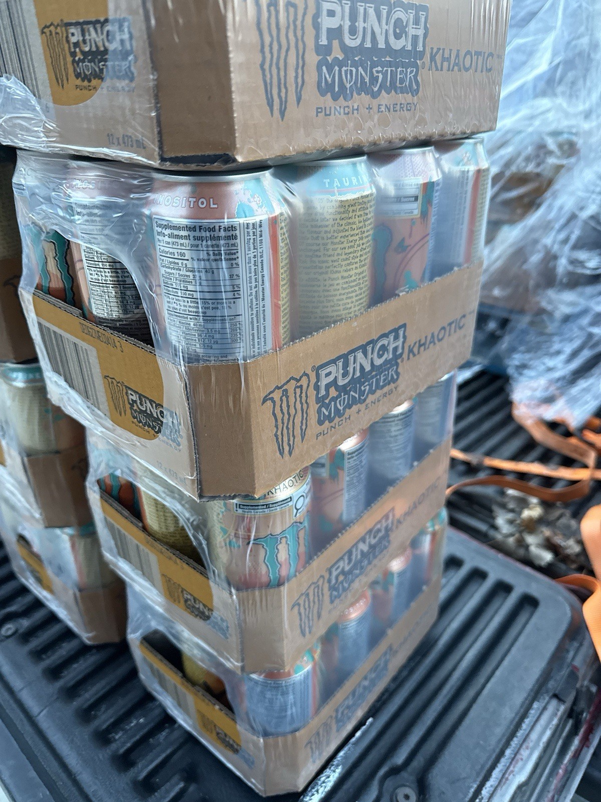 24 Pack Monster Juice Khaotic 16 Fl. Oz Discontinued! Canada Imported. Free Ship