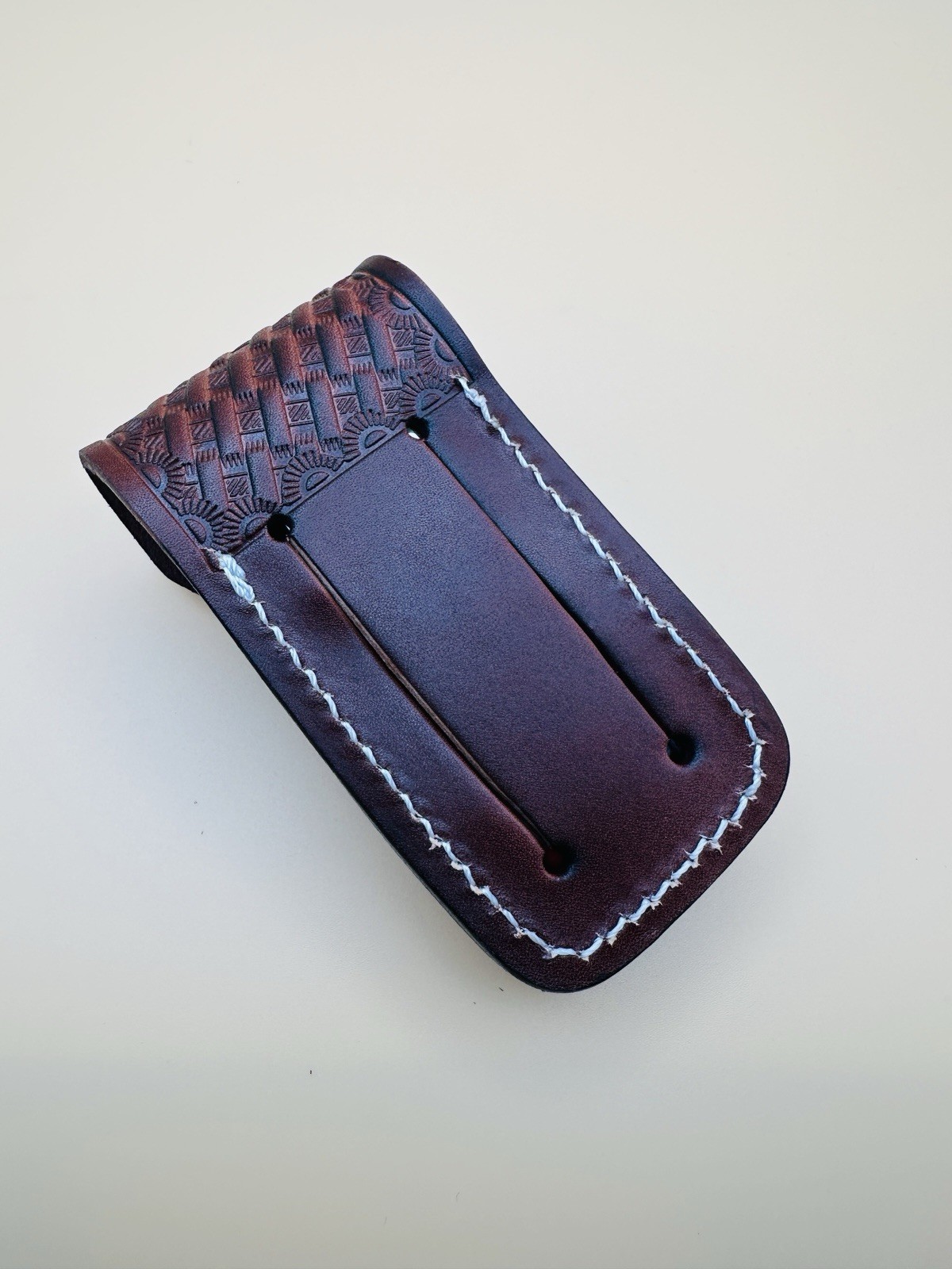 Leather Sheath Pouch Fits Victorinox Swiss Champ & 6–7 Layer Swiss Army Knives