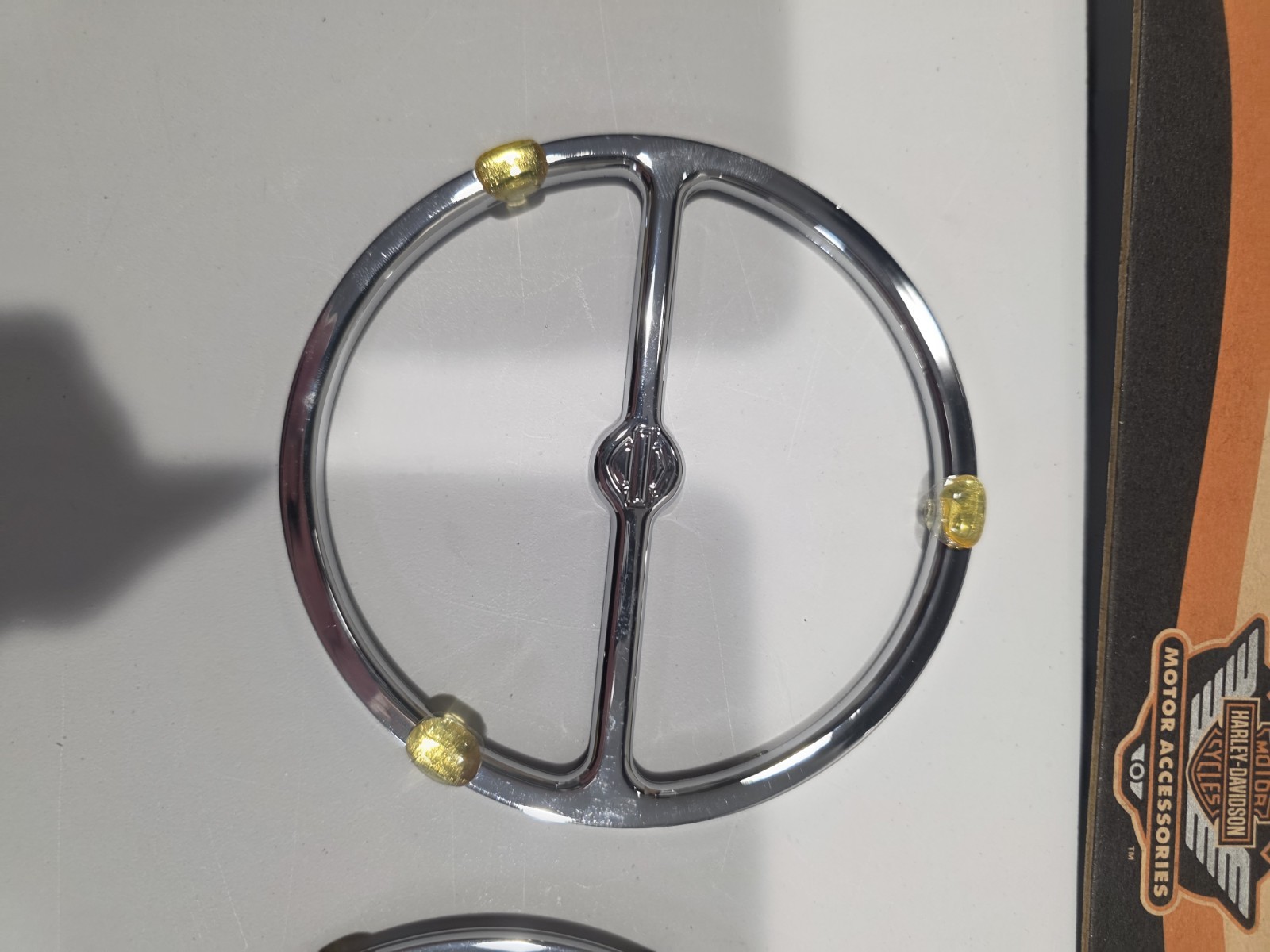 Harley-Davidson® Chrome Front Speaker Trim Kit 74604-99