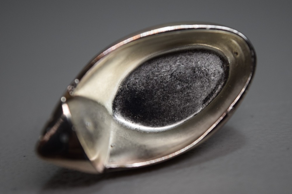 Wm. A. Rogers. Oneida Silversmiths Tarnish Resistant Silver Salt Cellar Swan