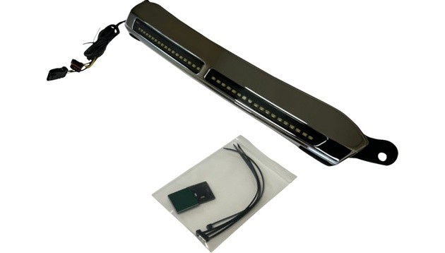 Custom Dynamics LED Windshield Trim Chrome/Smoke Harley Davidson Road Glide