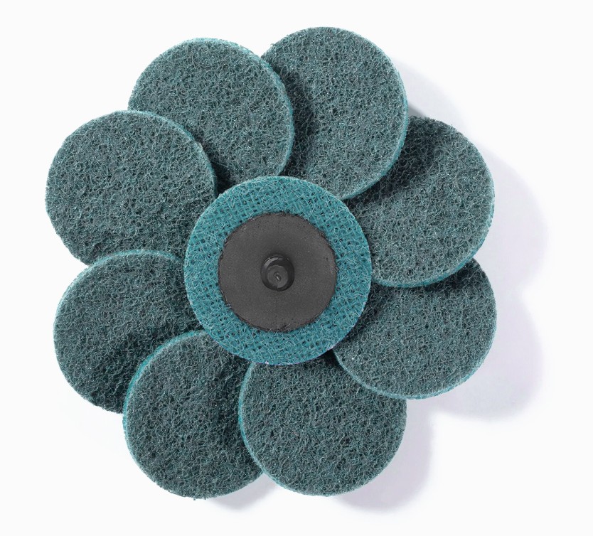 50 Pc 2" Fine Roloc Scotch Pads Roll Lock Surface Sanding Disc