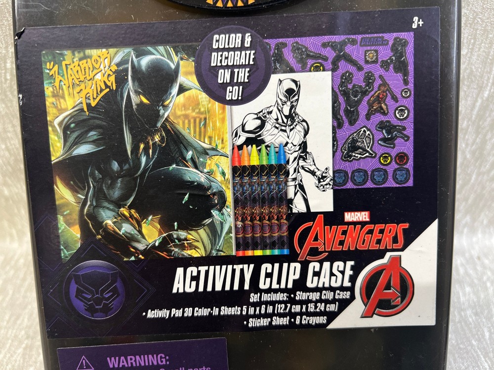 Marvel Avengers The Warror King Activity Clip Case