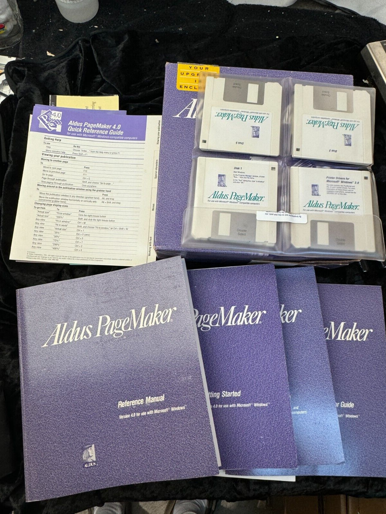 Aldus PageMaker for Windows Upgarde 3.5 Media