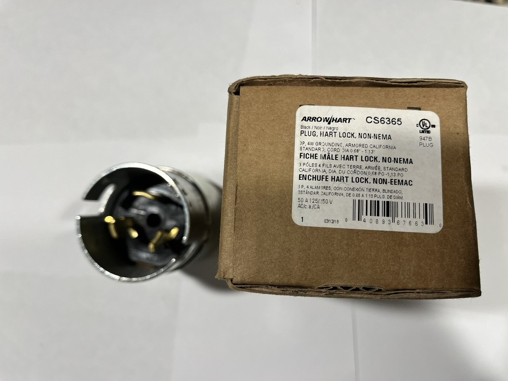 Arrowhart CS6365 Plug 50 Amp