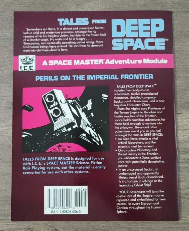 Tales From Deep Space. Perils on the Imperial Front.SPACE MASTER, I.C.E. #9103