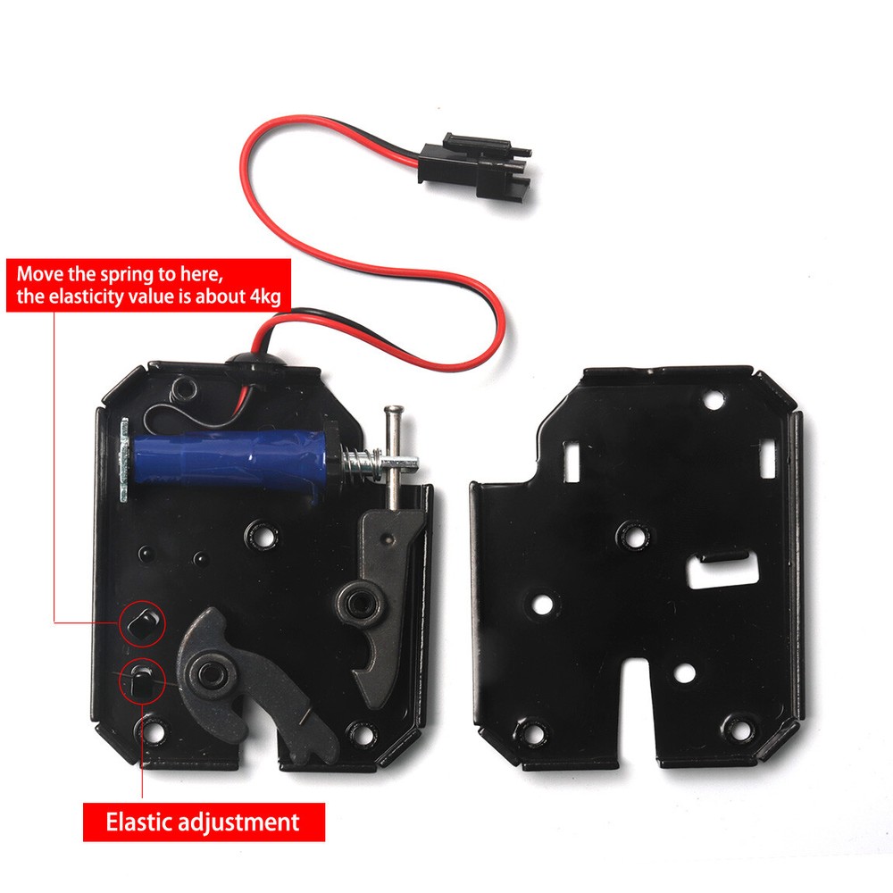 2PC Electromagnetic Electric Control Cabinet Drawer Lockers Lock Vending Machine