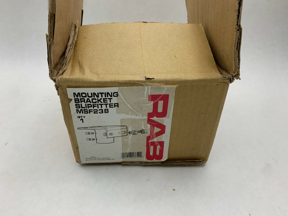 RAB MSF238 NIB Mounting Bracket Slipfitter See Pictures #E2