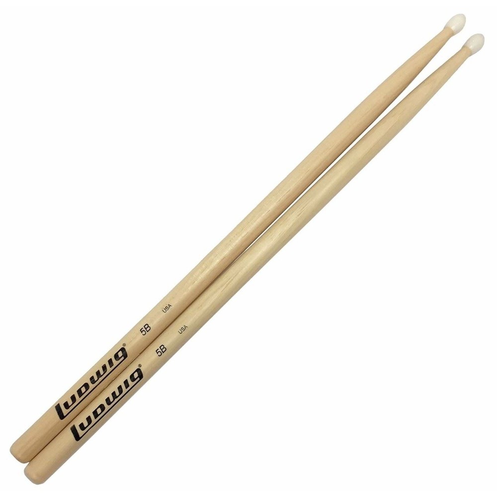 Ludwig 5B Nylon Tip Acorn Bead Drumsticks