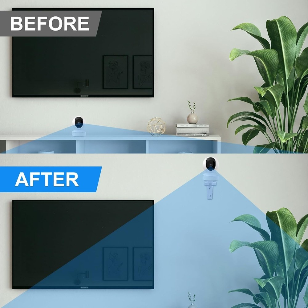 2pcs Camera Wall Mount Compatible with Reolink E1 / Pro, White Camera...